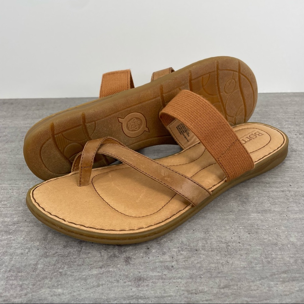 Born Sri Leather Elastic Band Sandal